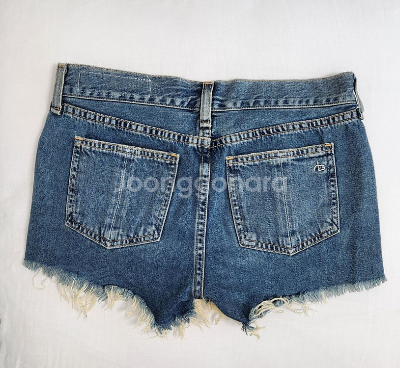 [Rag&Bone 랙앤본] 워싱이 예쁜 핫팬츠 허리23--1