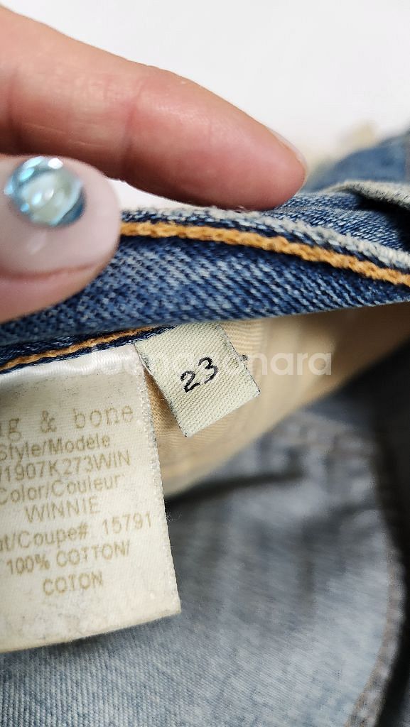 [Rag&Bone 랙앤본] 워싱이 예쁜 핫팬츠 허리23--3