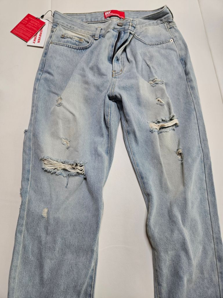 리플라이퍼키 찢청 라지 새상품--2