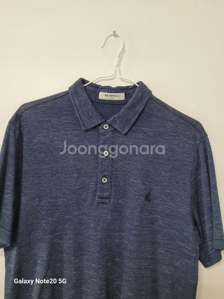 남성 빈폴 슬림핏 린넨 반팔 카라티셔츠 (스판95)--1
