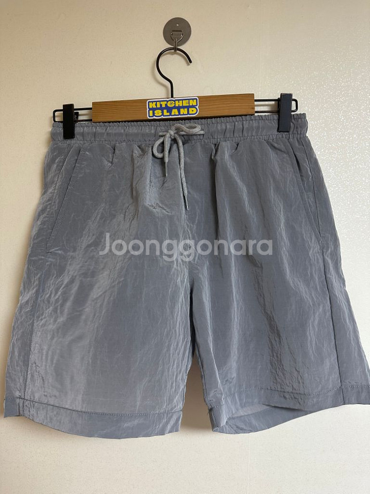 메탈그레이 나일론쇼츠 M 새제품*--0