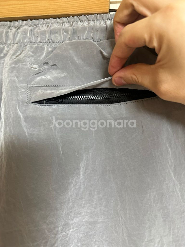 메탈그레이 나일론쇼츠 M 새제품*--3