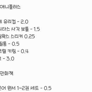 급처 ! ) 애니플러스 바니타스의 수기 굿즈