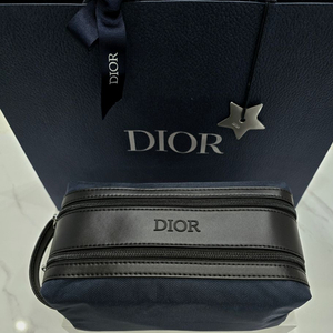 새제품)디올 Dior 투포켓 남성 네이비 파우치