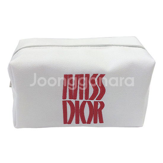 새제품 디올 Miss Dior 화이트 사각 파우치--3