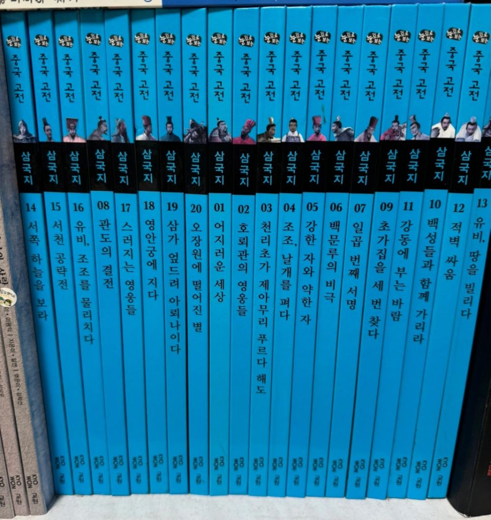 눈으로 보는 중국 고전 - 삼국지 20권 판매합니다