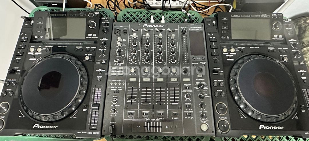 CDJ2000 2EA + DJM800 세트판매합니다!--3