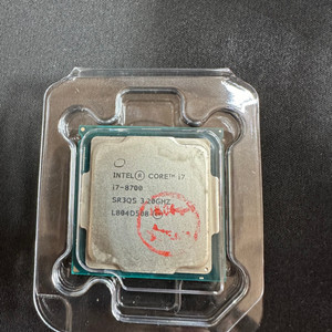 인텔 i7-8700 cpu 판매합니다