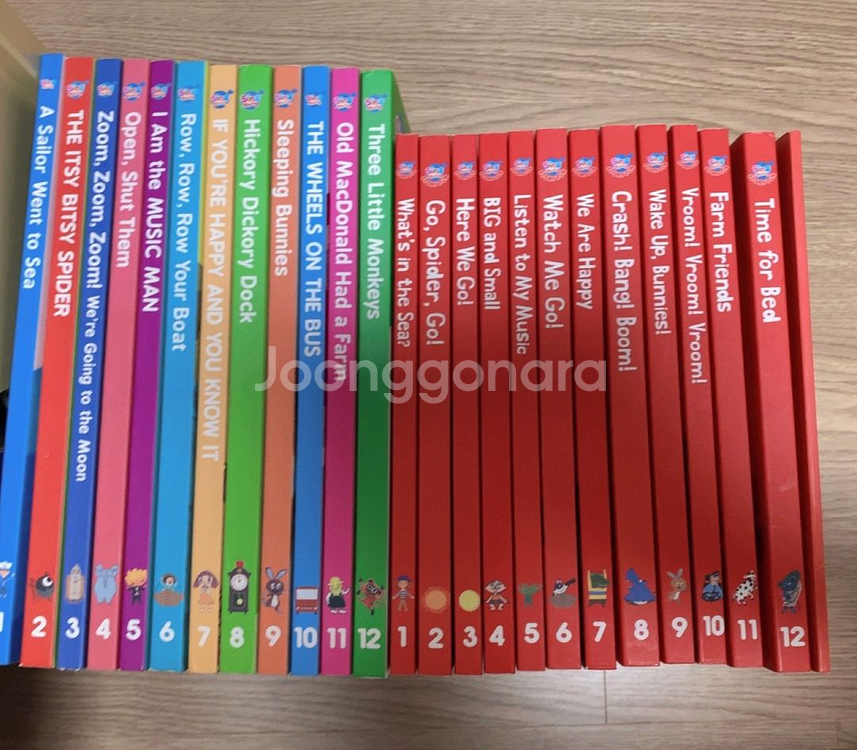 튼튼영어 싱어롱 책24권 +스티커북 미사용+ CD+DV--1