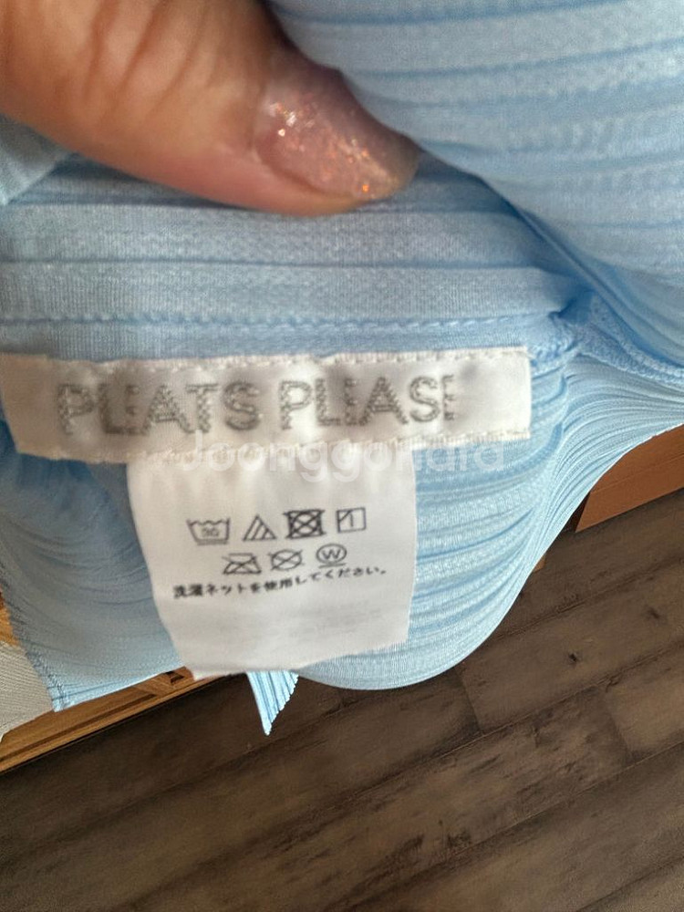 플리츠플리즈 먼슬리탑 페일블루 3사이즈--2
