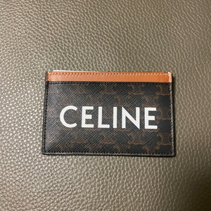 (정품) 셀린느 카드지갑 트리오페 탄