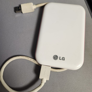 외장하드 LG 500GB 3.0USB케이블포함