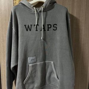 더블탭스 Wtaps 19aw 컬리지 디자인후드 그레이