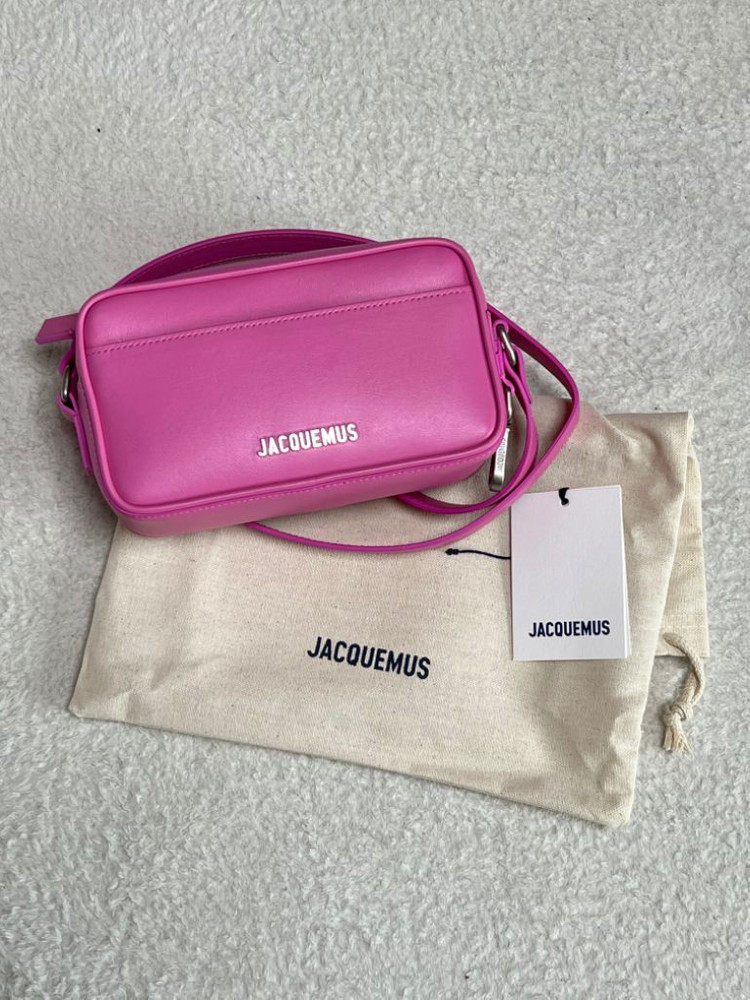 자크뮈스 르 바네토 포셰트 숄더백 핑크--1