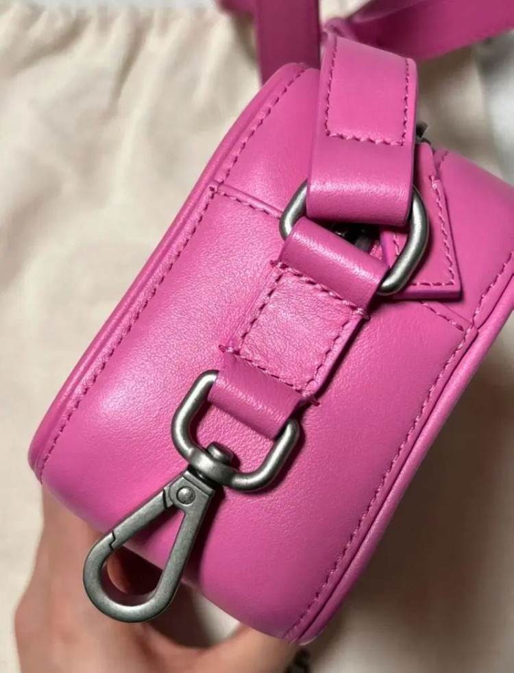 자크뮈스 르 바네토 포셰트 숄더백 핑크--8