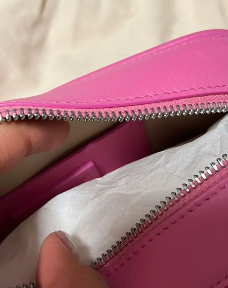 자크뮈스 르 바네토 포셰트 숄더백 핑크--6