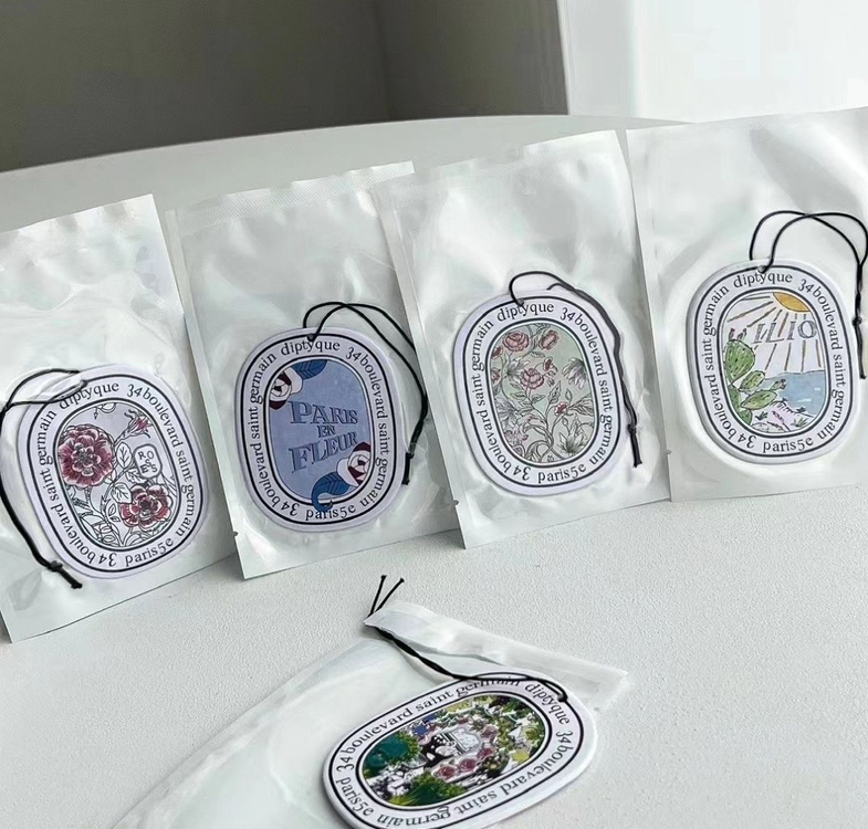 차량용 방향제 종이방향제 딥디크 실내용방향제 10개세트--1