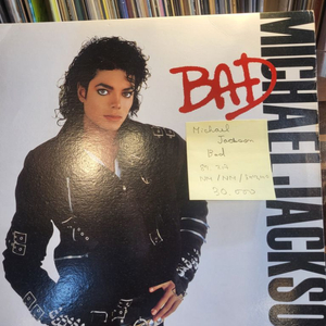 Michael Jackson. bad.87.지구.lp