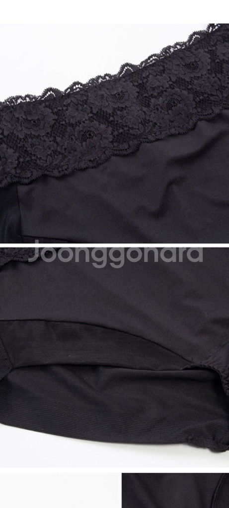 MARE MONTE 블랙 복부보정 팬티 110xxl--3