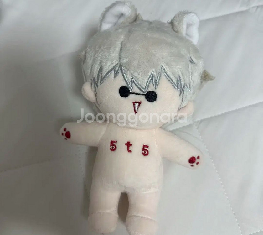 (옷 포함) 고죠 사토루 주술회전 15cm 누이 솜인형--2
