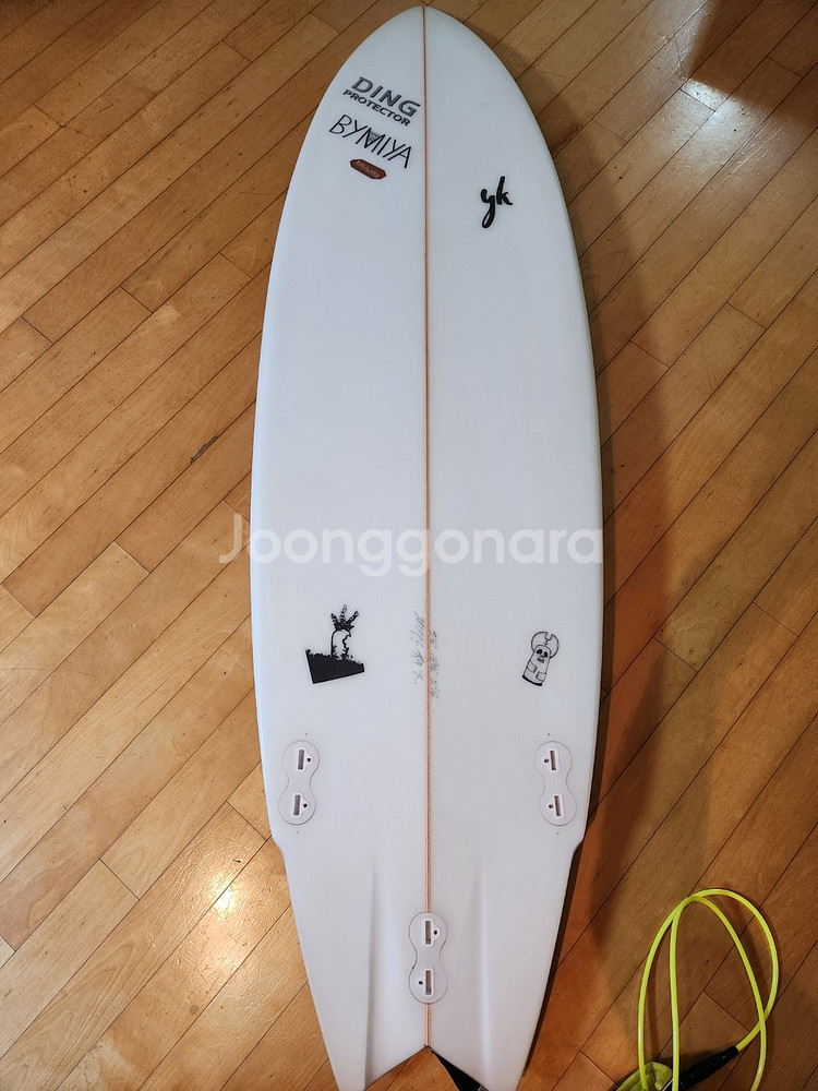 5.6피트 yk 서프 서핑 숏보드 + 핀--4