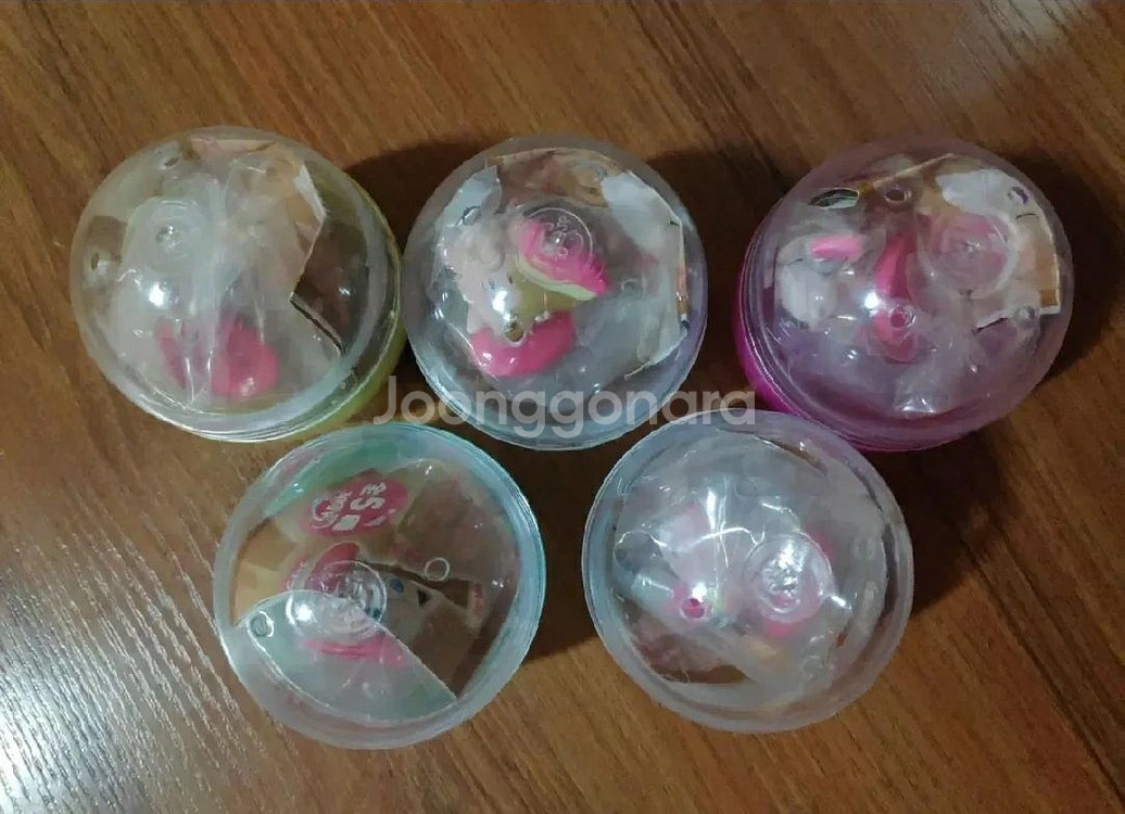 포켓몬 팔레트 컬러 컬렉션 핑크 가챠 피규어 5종--1