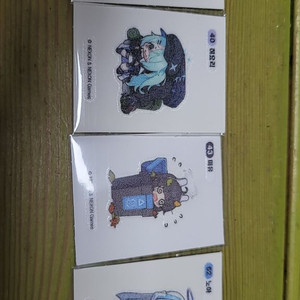 블루아카이브 띠부씰 4장
