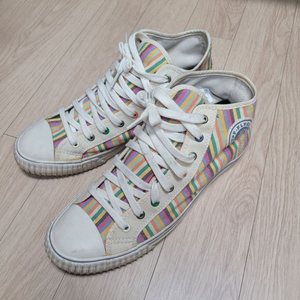 PF flyers 남자 레인보우 캔버스스니커 280