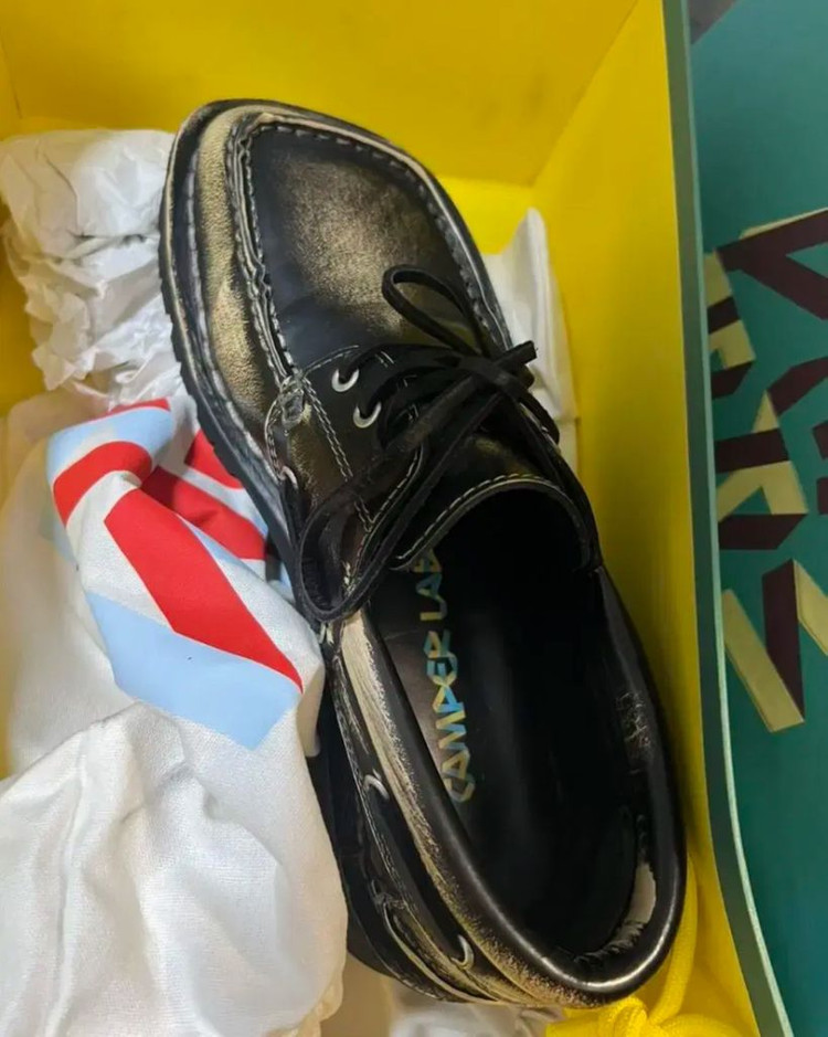 [풀박]camperlab black 캠퍼랩 스퀘어 로퍼--3