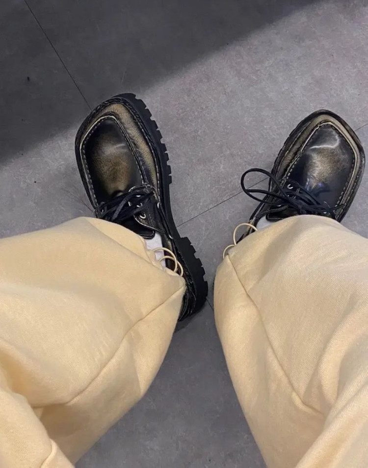 [풀박]camperlab black 캠퍼랩 스퀘어 로퍼--0