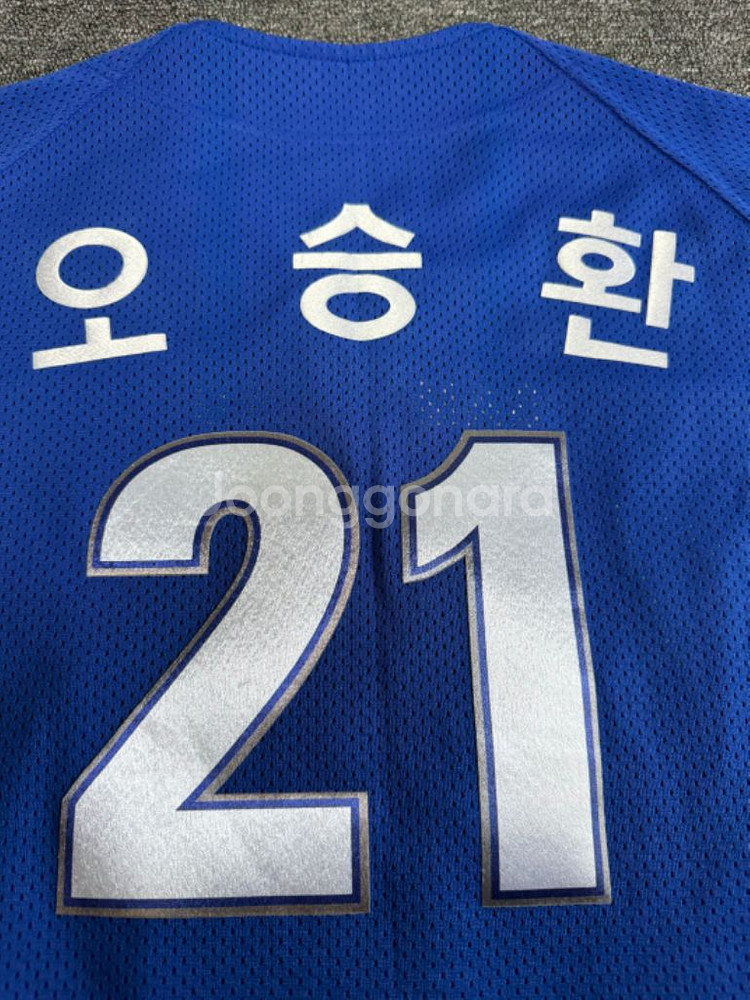 삼성라이온즈 왕조 위팬 유니폼 오승환 마킹--4