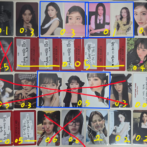 레드벨벳 포카 포토카드 아이린 조이 슬기 예리 웬디