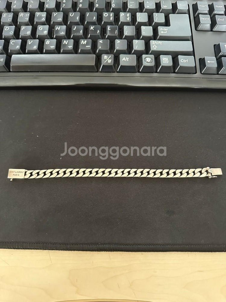생로랑st 925은팔찌--4