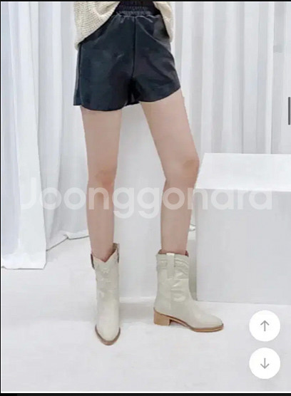 아이보리 웨스턴 부츠 250--2
