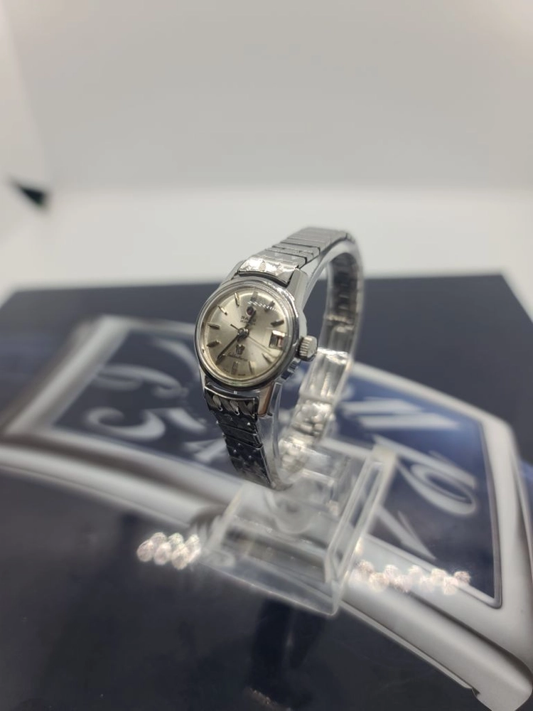 빈티지 RADO 여성용 자동 메탈 시계/SWISS 이미지
