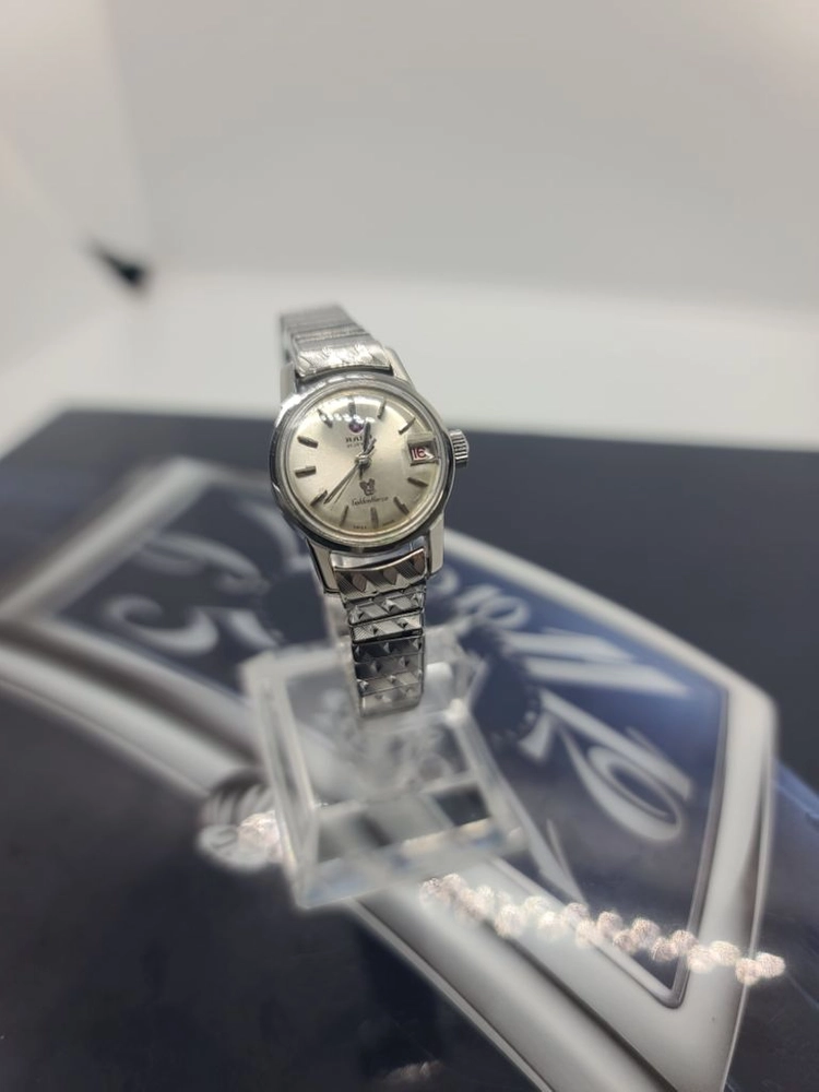 빈티지 RADO 여성용 자동 메탈 시계/SWISS 이미지