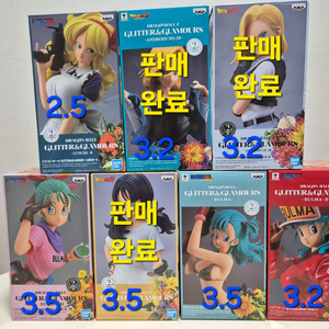 드래곤볼 G&G 런치.18호.부르마.비델 피규어 판매