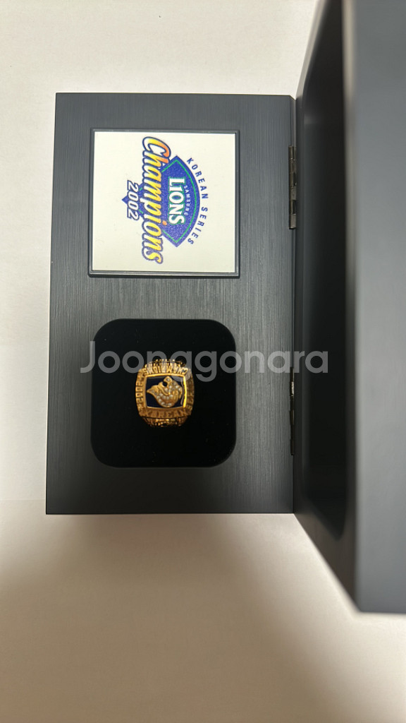 삼성라이온즈 2002년 20주년 우승반지--2