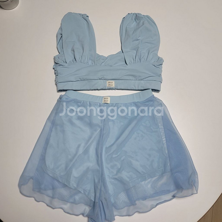 (반택포) 핫한 폴웨어 샤론셔링 탑 + 로쉐 큐롯 숏츠--1