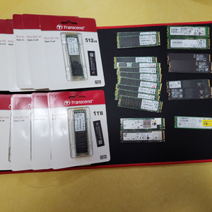 컴퓨터 저장장치 m.2 nvme ssd