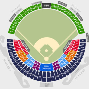 8/15 롯데 VS 두산 잠실 3루 네이비 2연석 양도