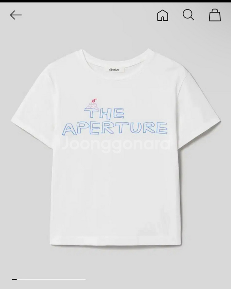디애퍼처 The Aperture 아이스크림 반팔티--0