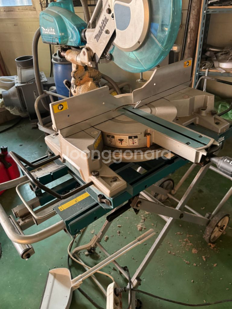 마끼다 LS1016 각도절단기 makita 작업대포함--1