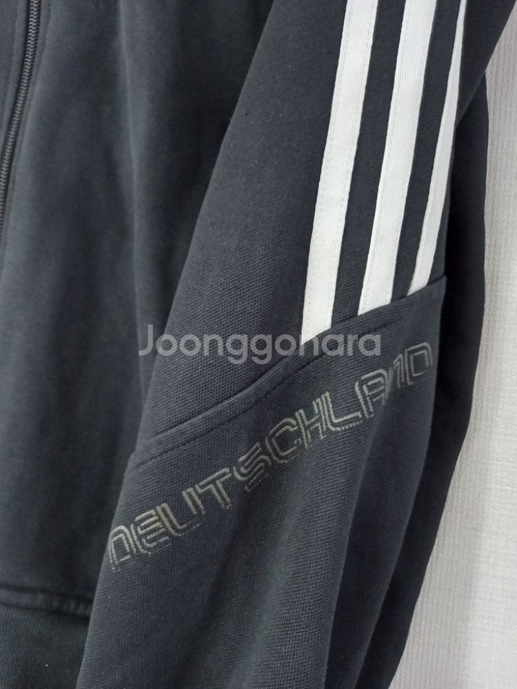 아디다스 희귀 독일 검흰 블랙 트랙탑 져지집업 100--2