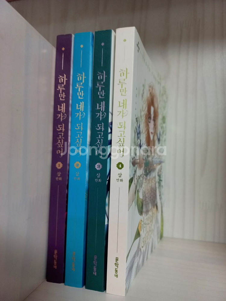 하루만 네가 되고싶어 1~4 하네되 웹툰 단행본--0