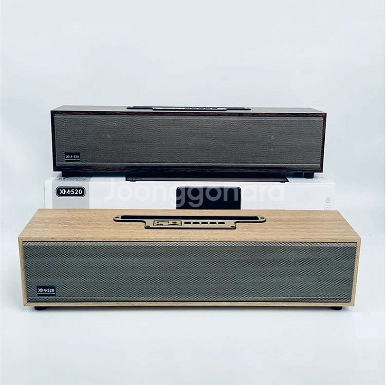 레트로 원목 블루투스 스피커 XM-520--0