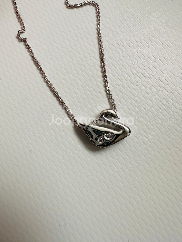 스와로브스키 스완(백조) 목걸이--1