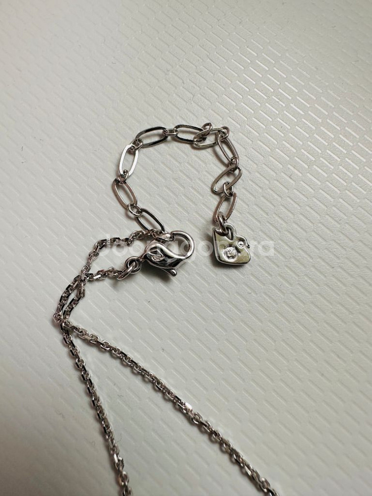 스와로브스키 스완(백조) 목걸이--3