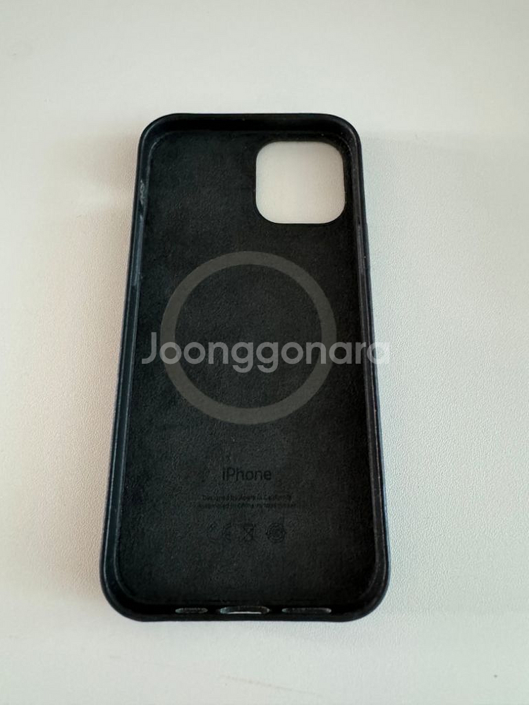 아이폰12프로 애플정품 가죽케이스--0