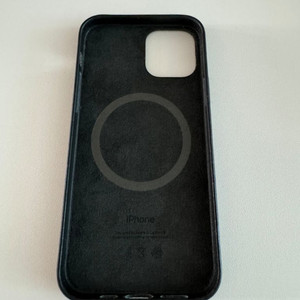 아이폰12프로 애플정품 가죽케이스